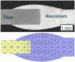 Bild des Projekts Kopplung von Prozess-, Gefüge- und Struktursimulation zur Beurteilung der quasi-statischen Festigkeit laserstrahlgeschweißter Hybrid-Verbindungen (HyProMiS)
