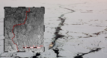 Bild des Projekts FAST-CAST 2 - KI-basierte Auswertung von Erdbeobachtungsdaten und Wettermodellprognosen zur Erzeugung optimaler Schiffsrouten am Beispiel der Polargebiete