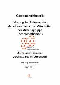 Vortrag Uttendorf 2003, Henning Thielemann