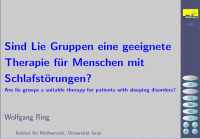 Vortrag Uttendorf 2005, Wolfgang Ring