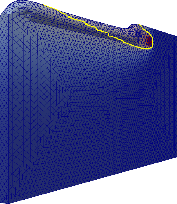 FE-Simulation des Laserumschmelzprozesses an der Blechkante