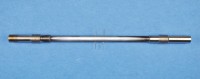 Hohlprobe. Die vier angeschweißten kleinen Stifte dienen der Messung der Längs- und Querdehnung mit einem Laser-Extensiometer
