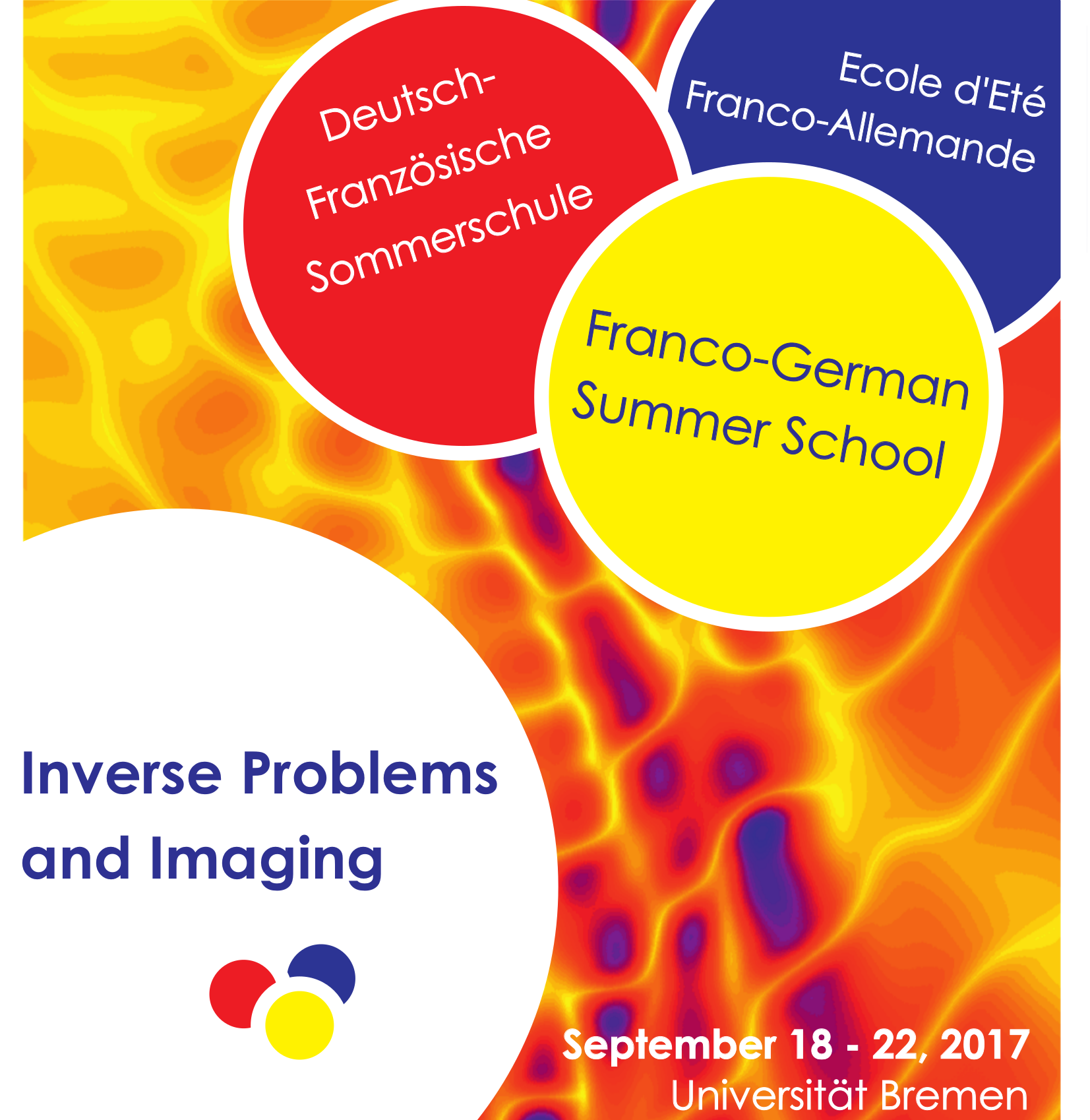 Poster of the franco-german summer school on inverse problems and partial differential equations