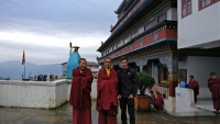 Buddhitistische Mnche <br> am Ghoom-Kloster