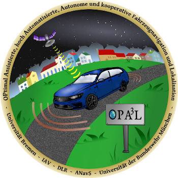 Bild des Projekts OPAL - Optimal Assistierte, hoch Automatisierte, Autonome und kooperative Fahrzeugnavigation und Lokalisation
